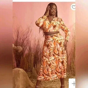 Eloquii Tie Waist Slip Skirt size  16